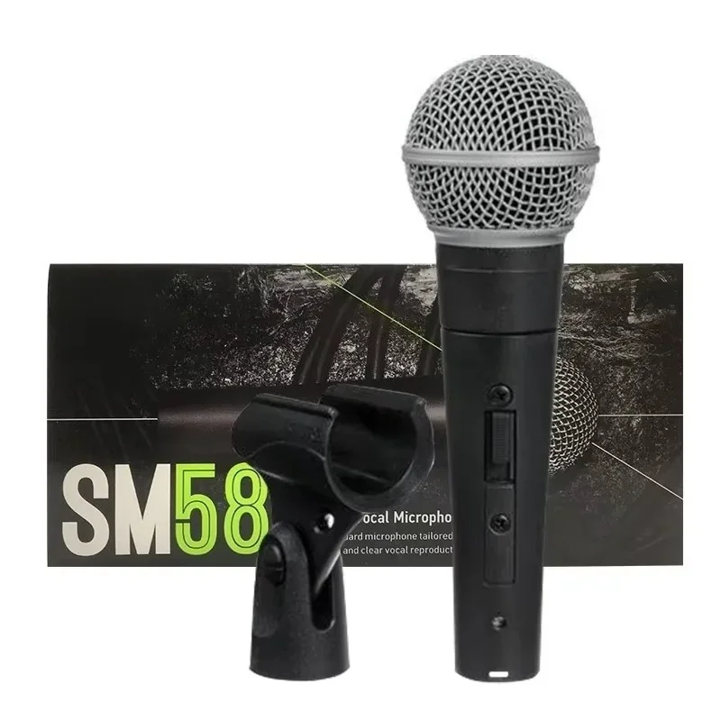 Новая упаковка, профессиональный живой вокал SM58LC-Mic SM58S-микрофон, динамический проводной микрофон, легендарный ручной микрофон 58LC для студийной сцены