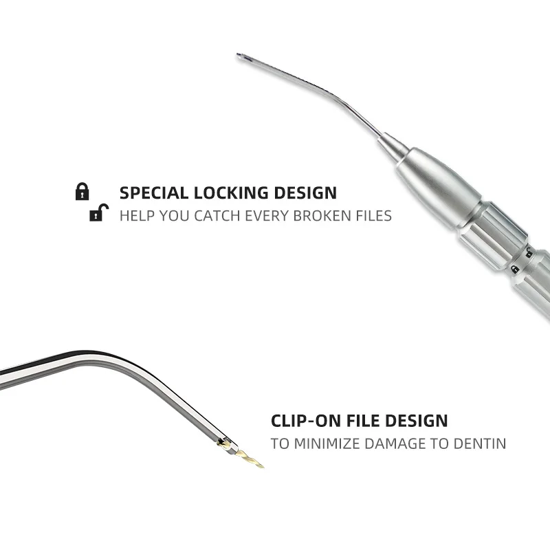 Dental Endodontic Endo File Removal System Root Canal Broken Instruments Extractors Kit