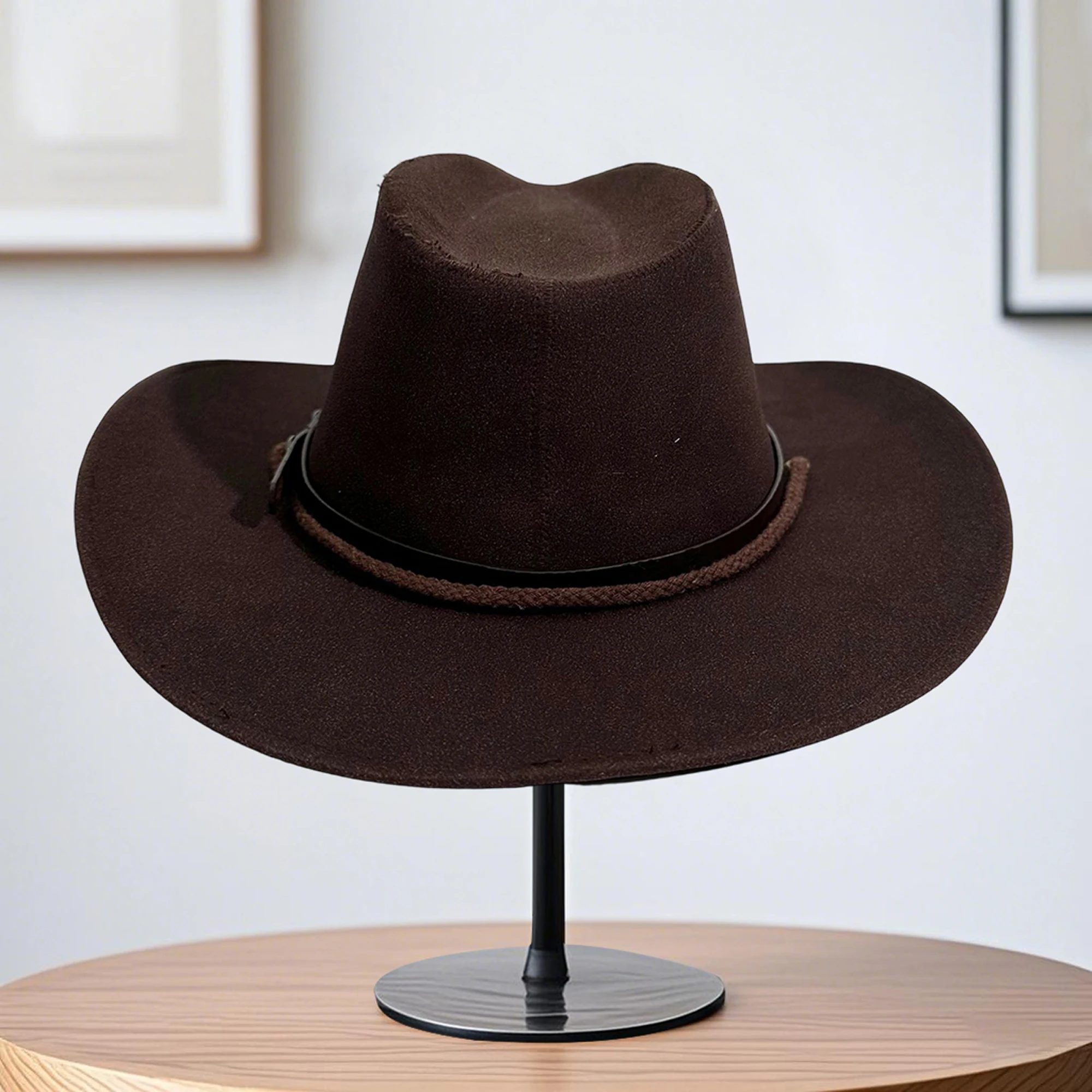 

Шляпа Fedora в винтажном стиле для женщин и мужчин, ковбойская кепка в стиле ретро с пряжкой для вечеринок и мероприятий в западном стиле