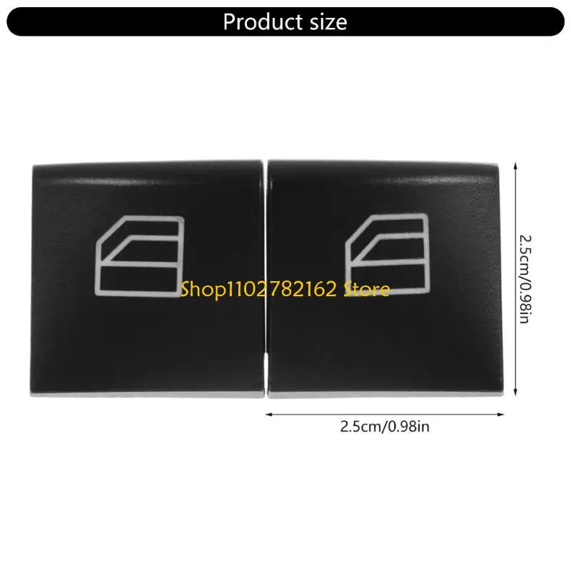 

547B Black Plastic Window Switch Button Lid for W164 2518300290 2518300390 2518300590