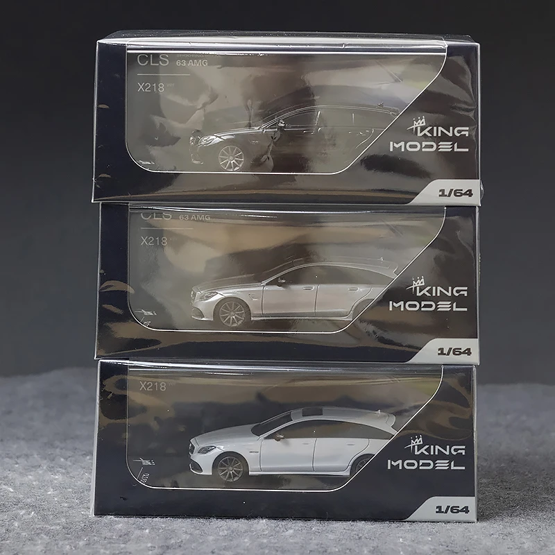 KING MODEL Diecast Car 1/64 Scale Mercedes Benz CLS63 Shooting Brake Car Model Alloy Mercedes Benz CLS63 Toy Vehicles Model
