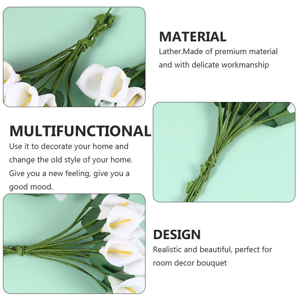 

144Pcs Simulation Artificial Flower Decor Realistic Bouquet for Home Office Shop Decoration Simulated Bouquets