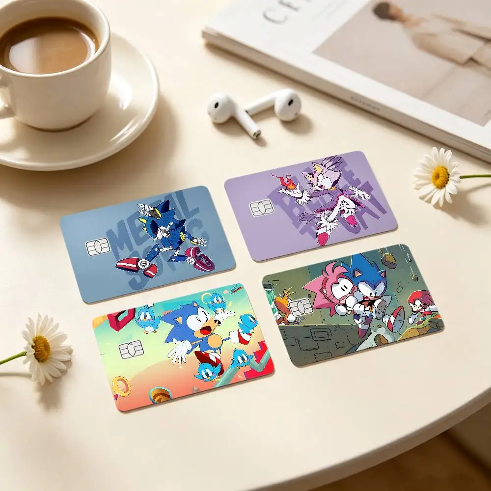 S-SupersonicS-s-SonicS-Game Card Stickers Credit Card DIY Card Protector Stickers Waterproof Film Skin Cover