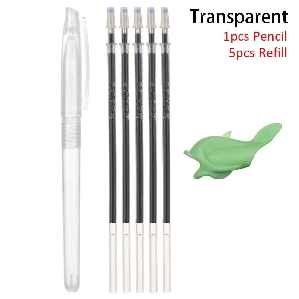 1 Set Automatically Gel Pens Groove Copybook Automatic Fade Pen Invisible Ink Disappearing Refill Magic Pen Kit