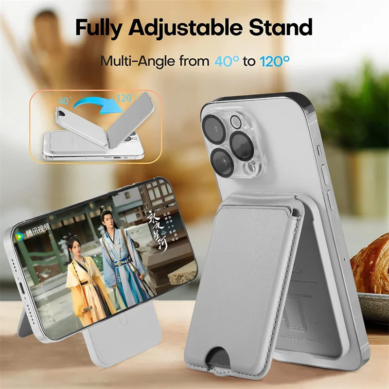 

WONDRARISE Premium Rotating Magnetic Card Wallet – Slim, Strong Grip, Stylish & Portable for Smartphones