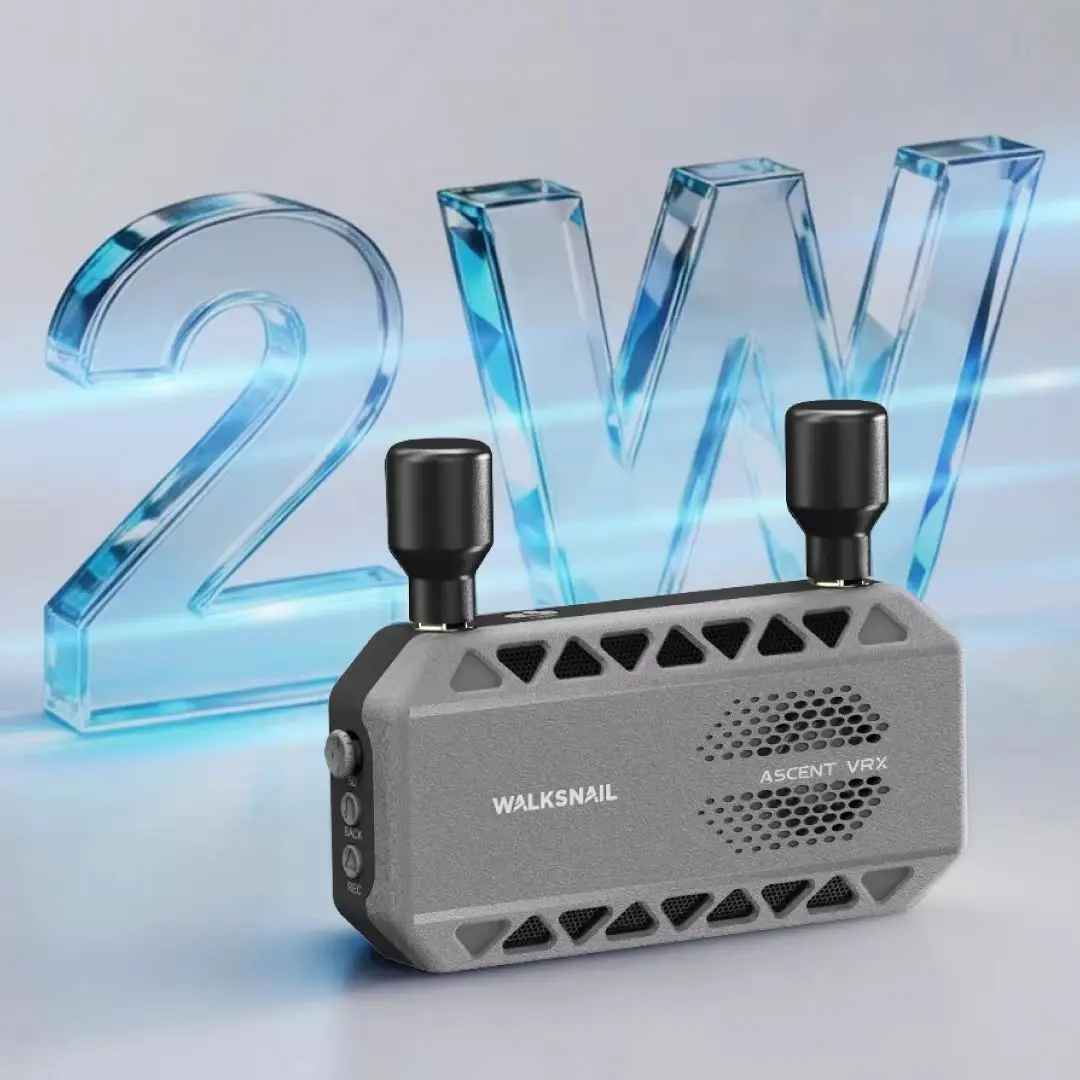 

CADDX Walksnail Ascent VRX Receiver 5.8GHz 6km FPV Goggles Compatible with HDMI Input for All VTX Supports Display
