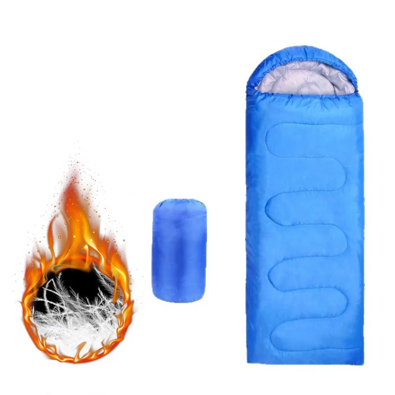 

Portable Waterproof Washed-cotton Envelope Office Lunch Break Sleeping Bag Outdoor Camping Hiking Comfortable Sleeping Bag 1.3kg