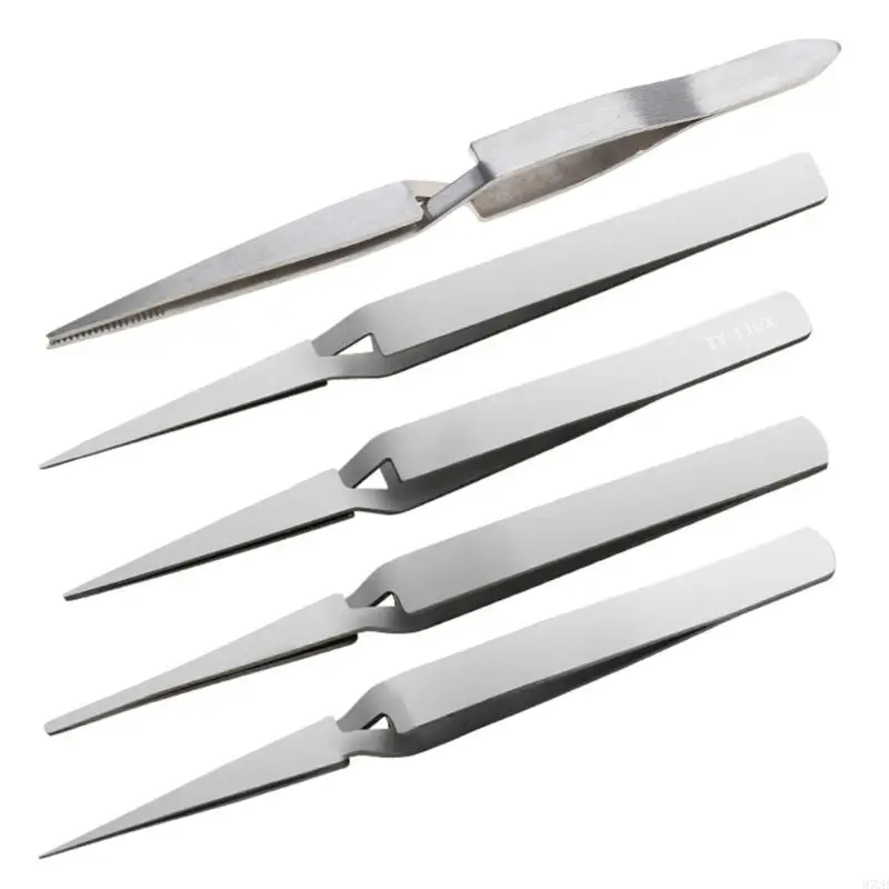 Ferramenta manutenção 97QD Economize esforço aço inoxidável trava cruzada reversa ação reversa Tweezers