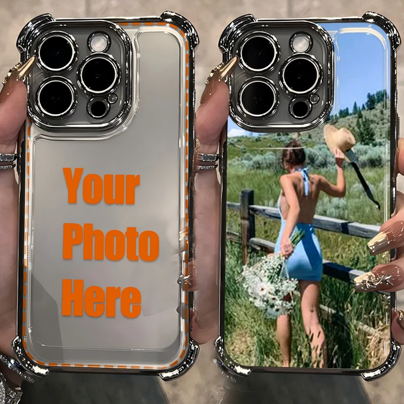 Luxury Customized DIY photo Plating Phone Case For Oppo A6C A6x A6 A5x A3x A98 A79 A78 A58 A38 A18 A97 A57 A76 A36 A96 Pro 4G 5G