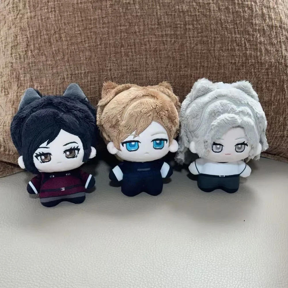 Muñeco de peluche de 10 cm Evil Requiem Grace Ashcroft con orejas impresas, regalos para fans, lindo muñeco de peluche Ada Leon, colgante para mochila, coleccionable