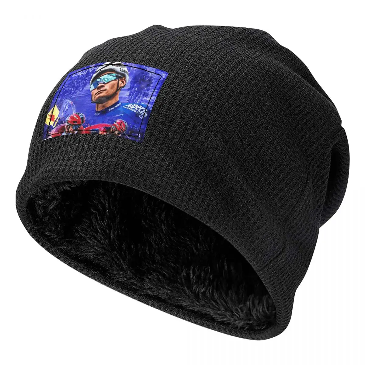 Mathieu Van Der Poel Cyclist MVDP Dutch Cyclist College Beanies Caps Fleece-Lined Bonnet Hat  Autumn Winter  Skullies Hats