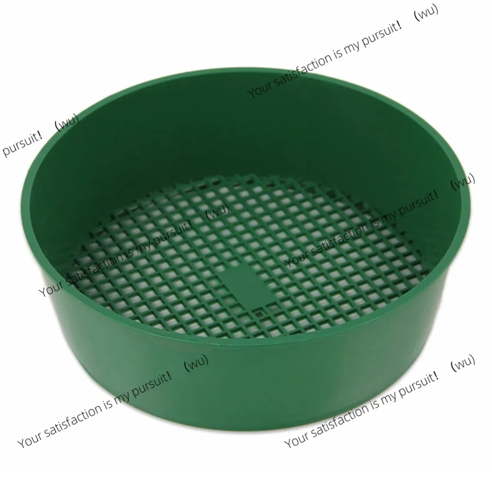 Plastic soil sieve filters are used for soil stone sieve filtration, home gardens, flowers, nursery tools