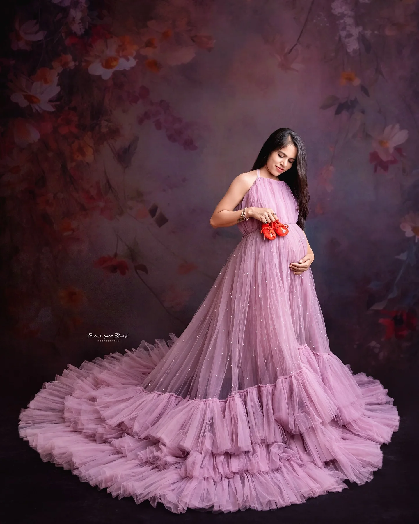 

Pearls Women Prom Dress For Photoshoot Formal Sexy Halter Sleeveless Long Tulle Mesh Bridal Morning Robe Customized Night Gown