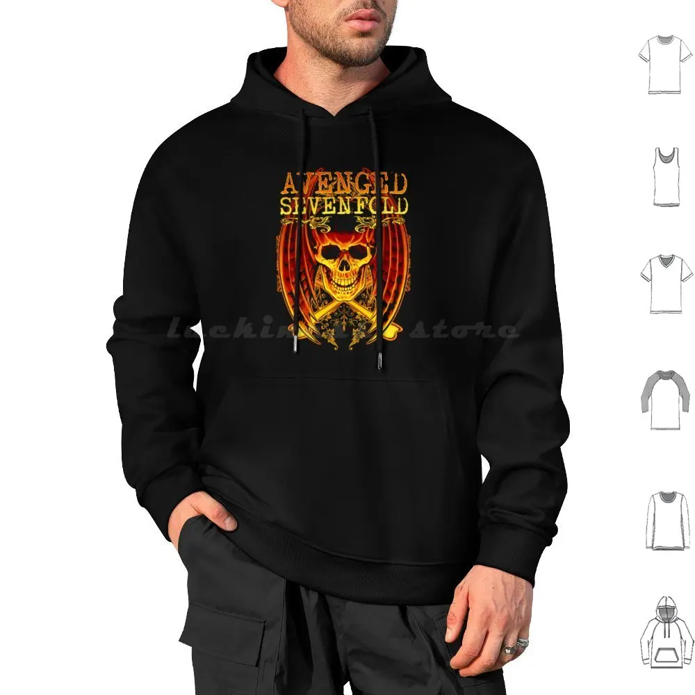 A7.X 7 Hoodie cotton Long Sleeve Avenged Sevenfold Avenged Svenfold Avenged Sevenfold Album Avenged Sevenfold Songs Avenged