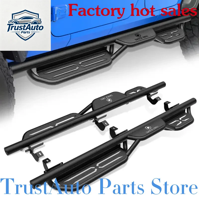 TrustAuto Parts Store Is Having A Hot SaleHigh Quality Side Steps Stairs Step Plat Fit - JL JLU Unlimited 4 Comp