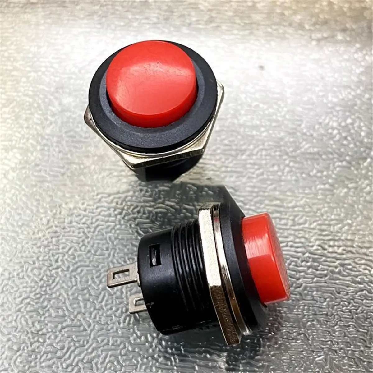 1set Instantaneous Button Switch Without Lock, Mini Button Circular Switch, R13-507 Self Resetting Switch