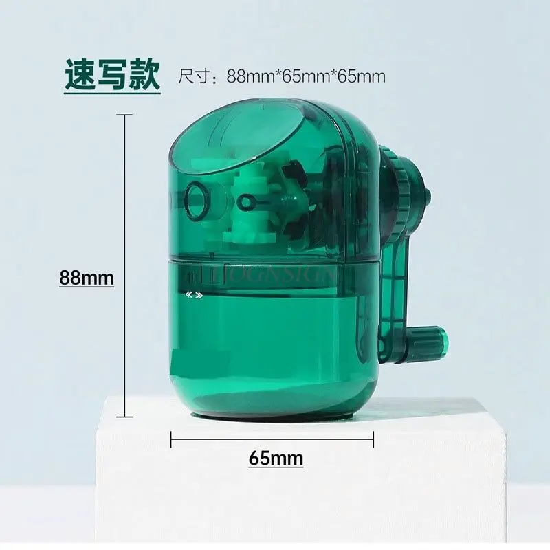 1pcs Sketching eraser cutter charcoal pencil sharpener portable hand-cranked mini for professional art students
