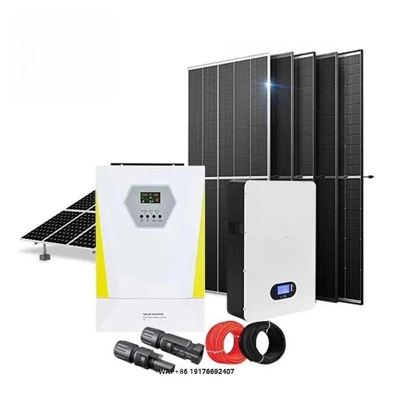 Solar Hybrid Off-Grid Power System 20KW with Storage Outdoor Use ‘MPPT Controller Complete Solar Kits