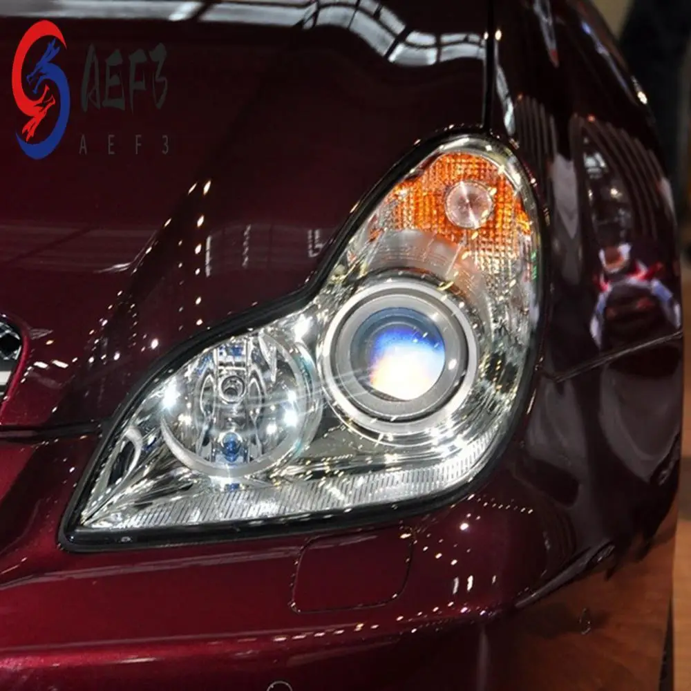 

AEF3-2PCS Car Front Headlight Head Light Lamp Lens Cover For Mercedes Benz W219 CLS350 CLS500 CLS550 2006-2011