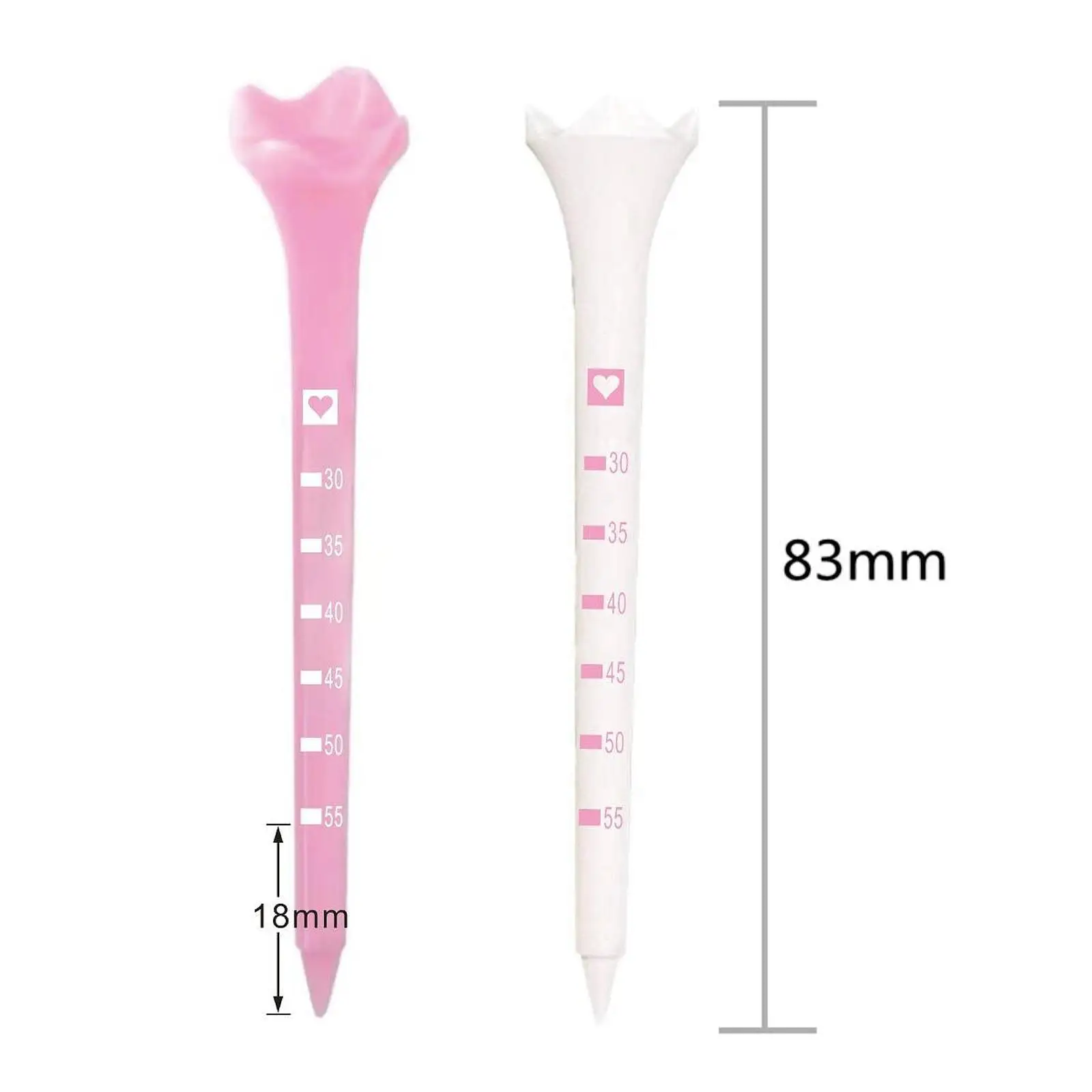 

50 Pieces 4 Prongs Golf Tees Golf Accessories Hitting Stylish Golf Ball Holder for Beginners Enthusiasts Backyard Men Sports