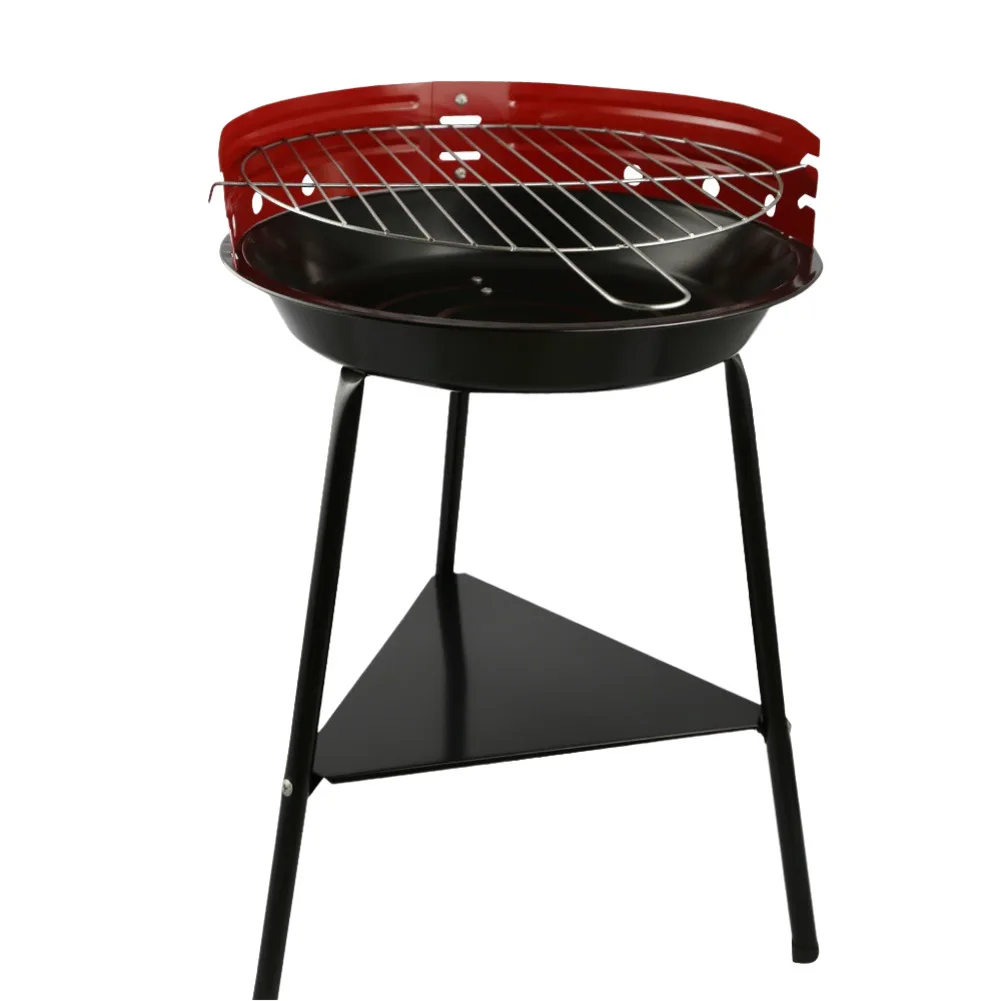 Classic Round Charcoal Grill with Carbon Capacity 1250 Grams and Easy Setup for Outdoor Use Diameter 35 by 63 cm