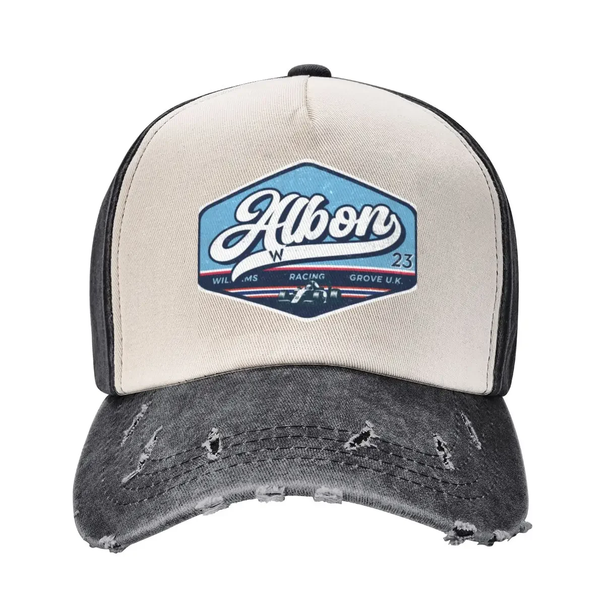 

Alex Albon Racing Badge Baseball Cap Hat Luxury Brand designer cap beach hat For Women Men's