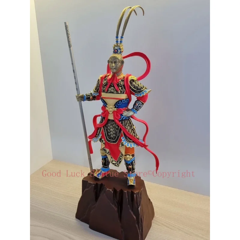 High grade Spiritual ART Good luck God of victory WU KONG home Company bring wealth money thriving business mascot brass Deco