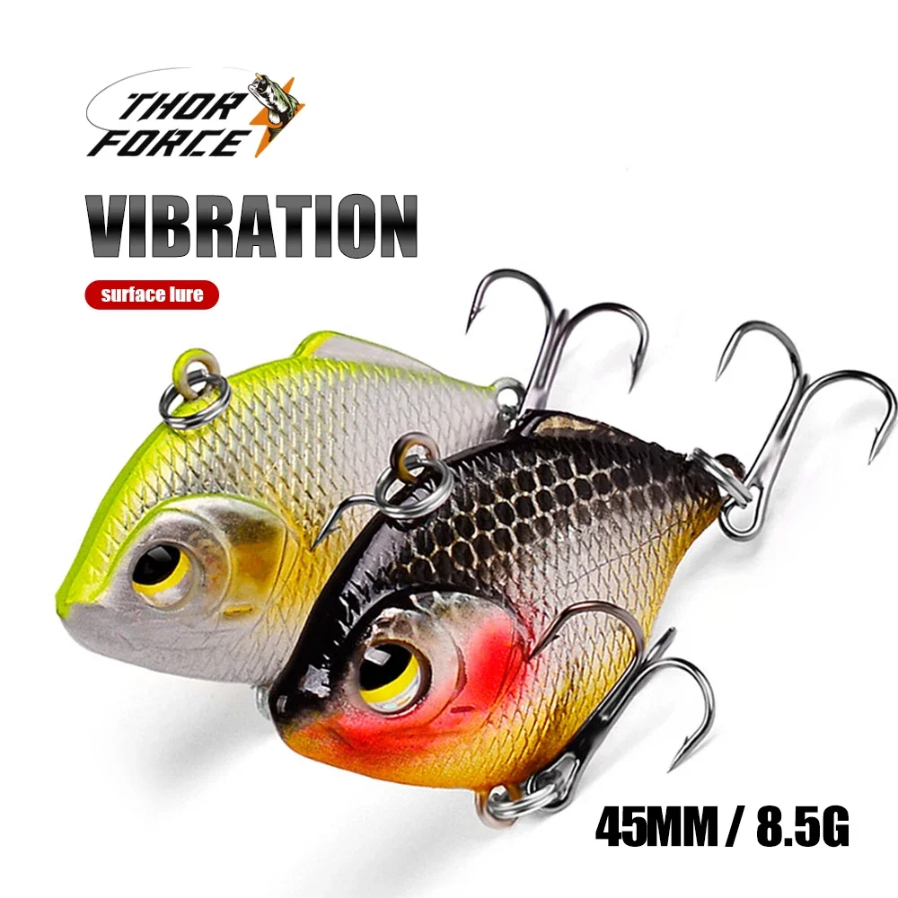 THORFORCE VIB Fishing Lure Sea Artificial Bait, Sinking Wobbler Crankbait, Swim Bait Jerkbait Rattlin Pike Lures Fishing Tackle