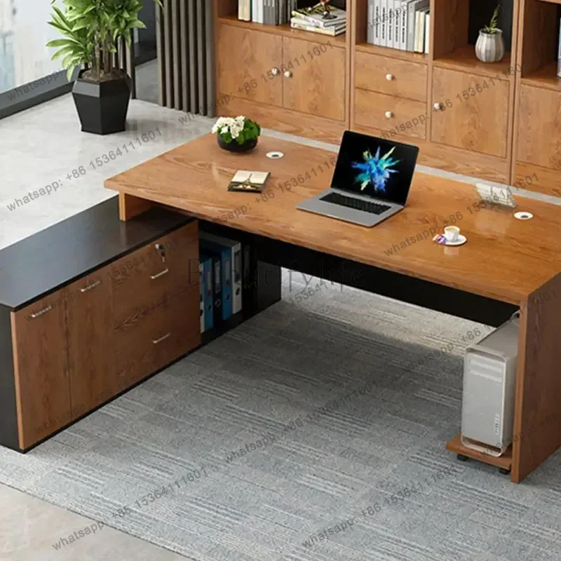 Minimalist Height Adjustment Study Corner Desk Office Desk Executive Auxiliary Multifunctional Executive Ufficio Home Furniture