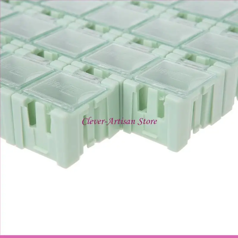 E06B 50 PCS/SET SMT Электронные компоненты контейнер мини -коробки для хранения