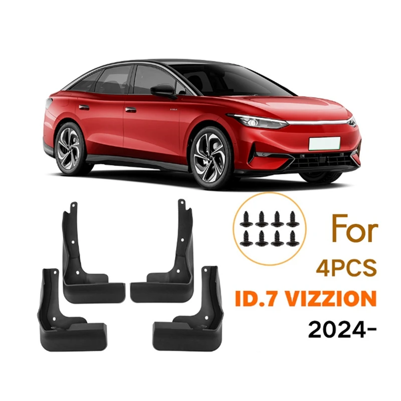 Car Mud Flaps For VW ID.7 VIZZION 2024 Fender Mud Guard Flap Splash Flaps Accessories