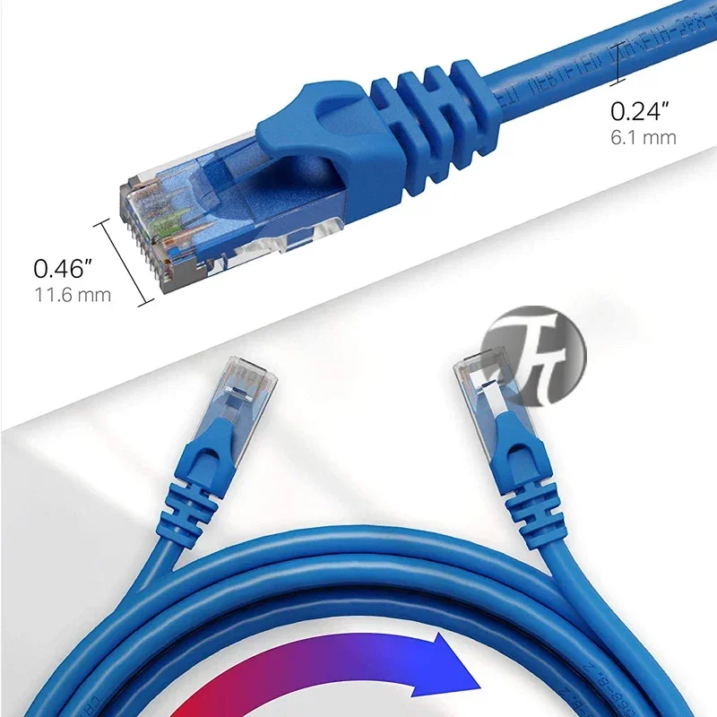 ethernet cable 10/15/20/25/30/50m CAT5 100M RJ45 Ethernet Cables Connector Ethernet Internet Network Cable Cord Wire Line Blue R