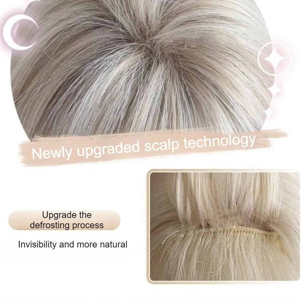 شعر مستعار تأثيري مع الانفجارات التدرج اللون طويل مستقيم شعر مستعار طبيعة أنيمي المتناثرة نمط شعر مستعار اصطناعي للارتداء اليومي هالوين