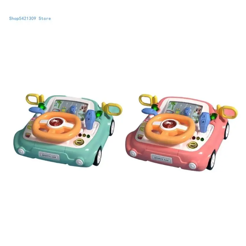 

Baby Steering Wheel Toy Learning Toy Kids Activity Board with Light for Kids