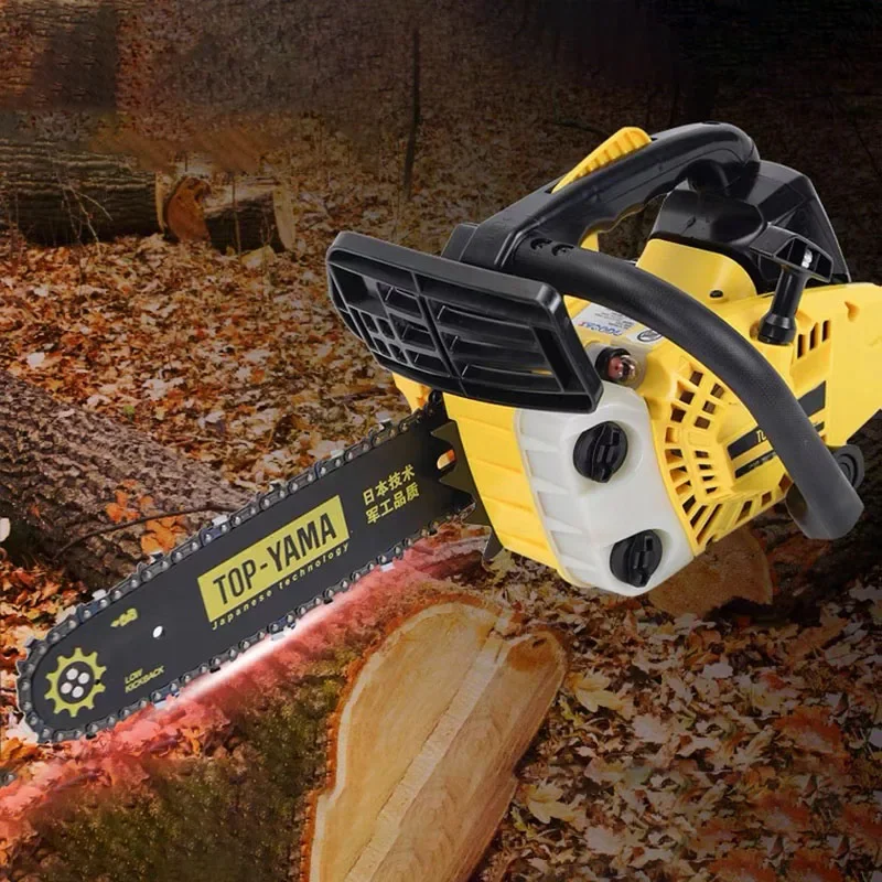 

12-Inch High-Power Bamboo Chain Saw Technology Powered Woodworking Chainsaw for Household Use