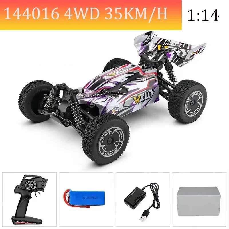 WLtoys 144001 144016 144010 1:14 RC Four-wheel Drive Off-road Brushless High-speed Drifting Remote Control Boy Toy RC Racing Car