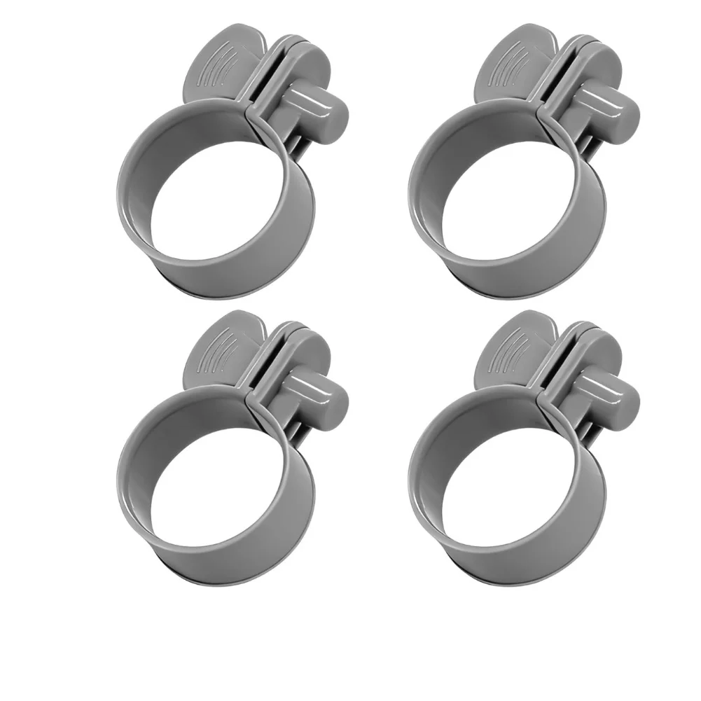 For Swimming Pool Maintenance Pool Hose Clamps Plastic Hose Clips Secure Pool Hose Connections Robust Plastic Material