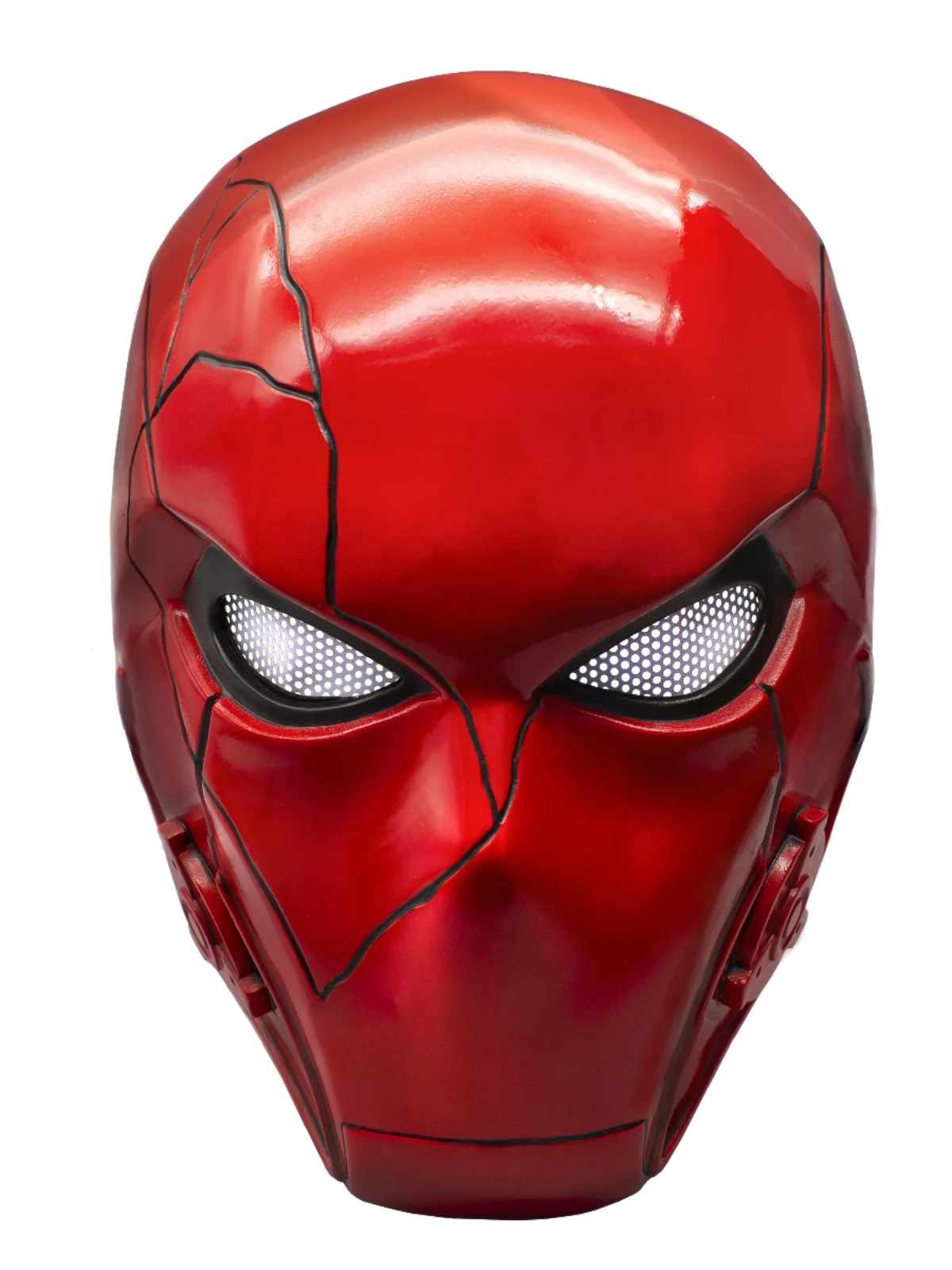 

Anime Red Hood Helmet Cosplay Animation Red Devil Helmet Resin Masks Props Accessories Halloween For Women Men Props