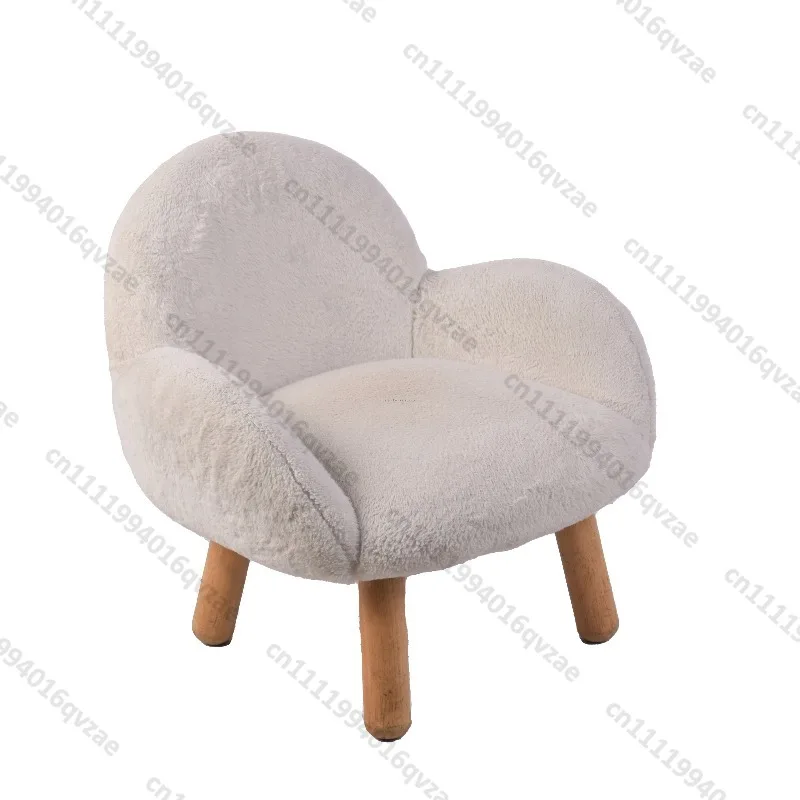 Durable Cute Decorative Chair, Soft Furniture, Wood Fabric, Dining Room/living Room/bedroom Chair