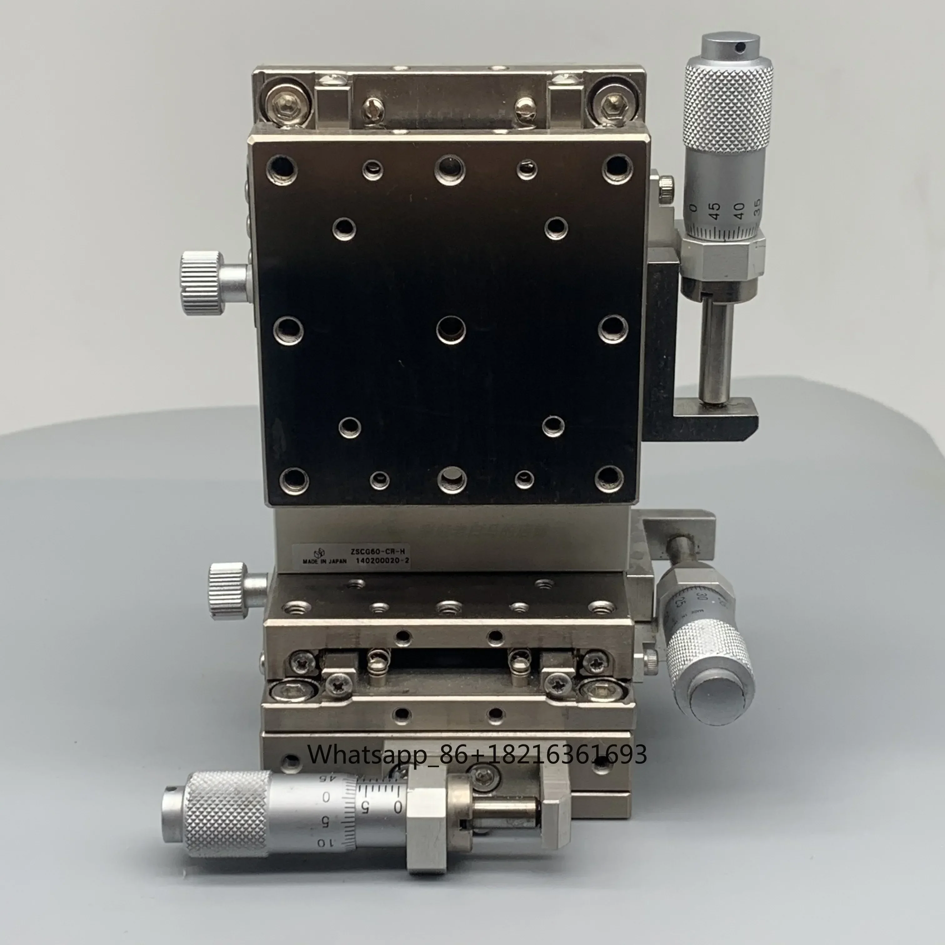 

5614 Stainless steel XYZ three-axis platform Junhe Seiki optical three-dimensional fine-tuning platform BSS16-60C 60mm