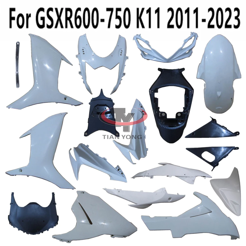 Karosseriekomponenten Cowling Motorrad für GSXR600 GSXR750 GSXR GSX 600 750 2011-2016-2020-2023 K11 Unlackierte Verkleidung