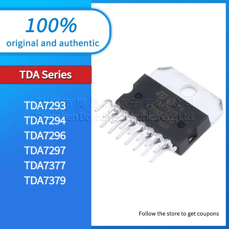 Nuovissimo originale TDA7293 TDA7294 TDA7296 TDA7297 TDA7377 TDA7379 amplificatore di potenza audio IC chip ZIP-15