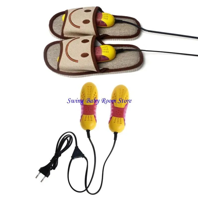 K1AD 220V 10W EU Plug Racing Car Light Voilet Shoe Dryer Odor Deodorant Heater