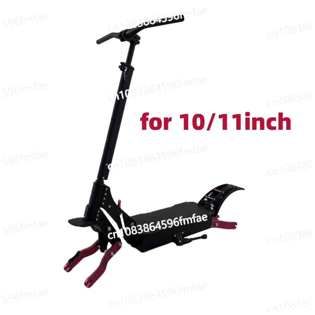 

11Inch Electric Scooter Frame Wholesale Price China Manufacturer Aluminium Alloy Parts C-shape Suspention Foldable Accessories