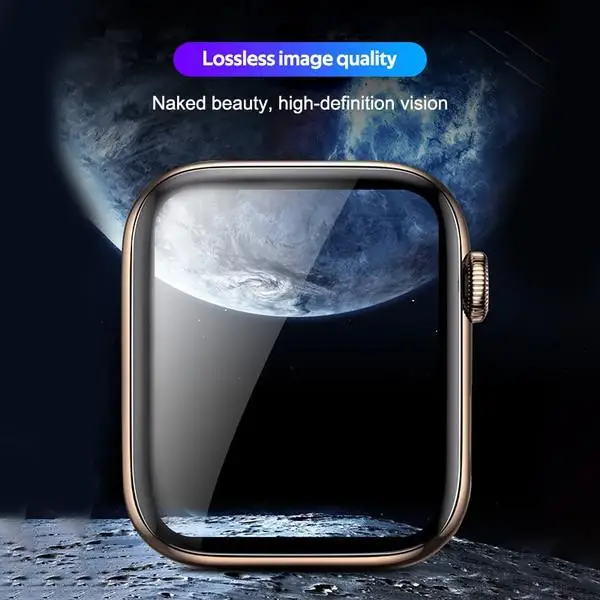 Screen Protector film For Apple Watch ultra 2 49mm 45mm 41mm 44mm 40mm 42mm 38mm HD Hydrogel accessories series 9 8 7 6 5 4 3 Se