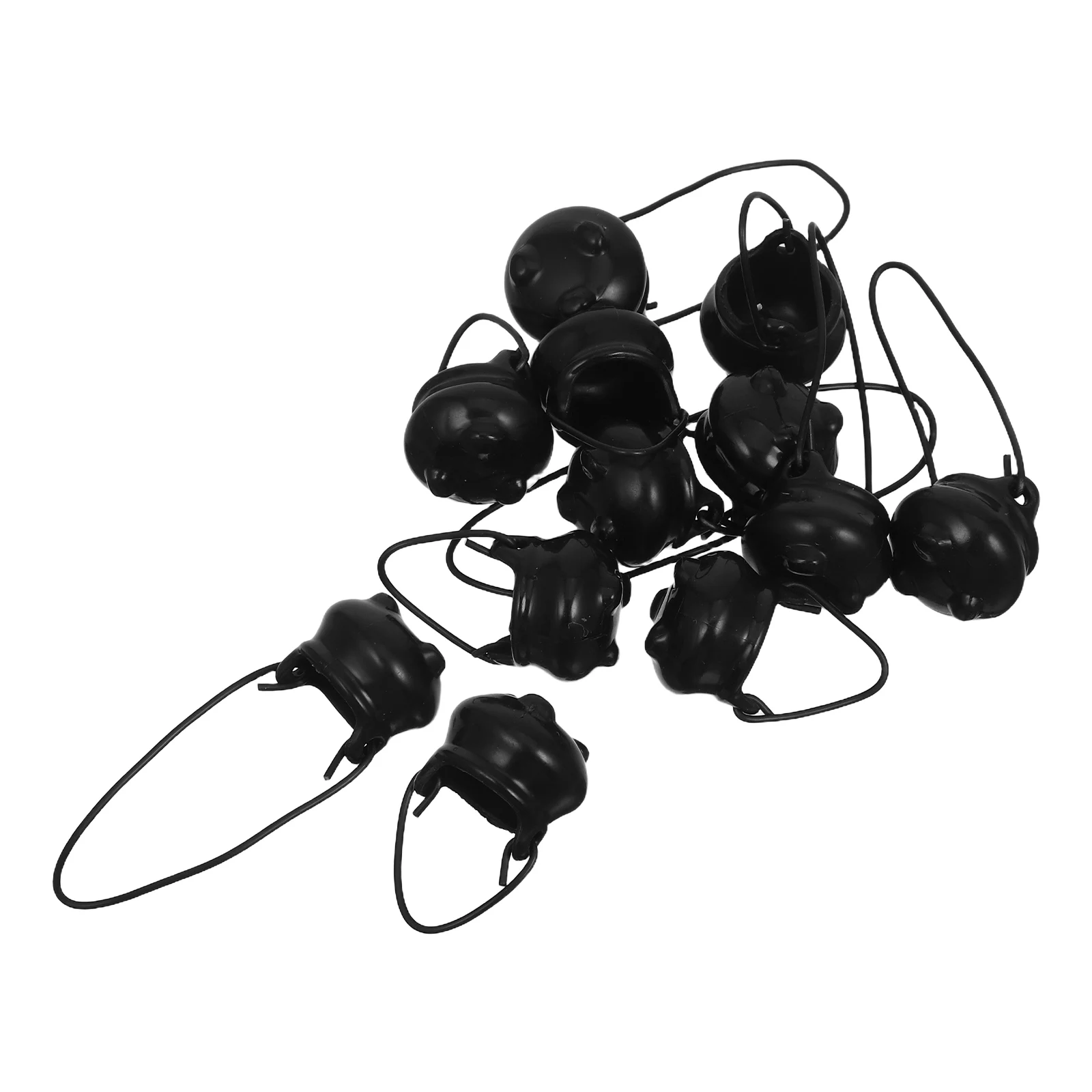 

12Pcs Mini Cauldron Plastic Small Cauldrons for Kids Halloween Crafts Candy Bowl Table Decoration Cauldron Pots Spooky Party