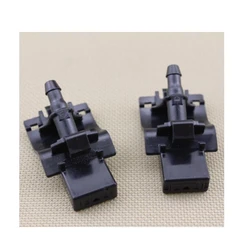 2Pcs Car Windshield Wiper Washer Water Spray Jet Nozzle for Toyota Corolla Camry Lexus 85381-30110