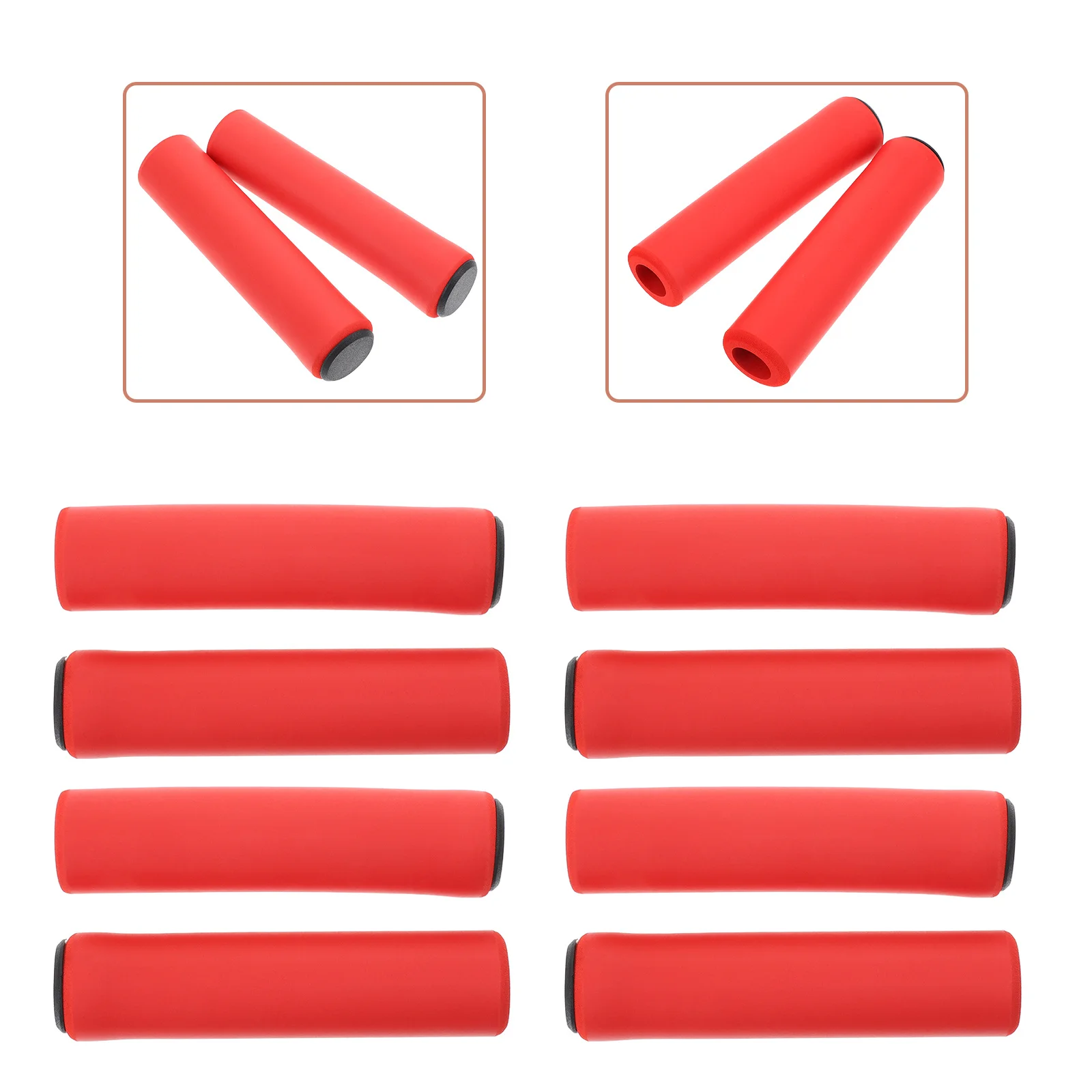 

Bike Handlebar Grips Silicone Anti-Skid Cover For Mountain Road Bicycle Silicone Bike Handlebar Cover Cycling Accessories