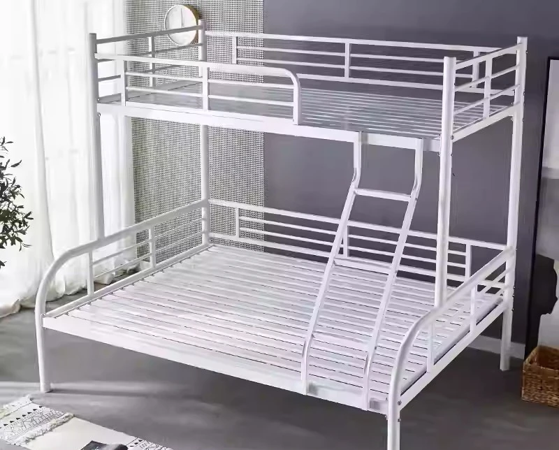 Duplo Metal Frame aço beliche para adultos, dormitório, barato ferro Bunkbed, Twin, fabricante preço, venda