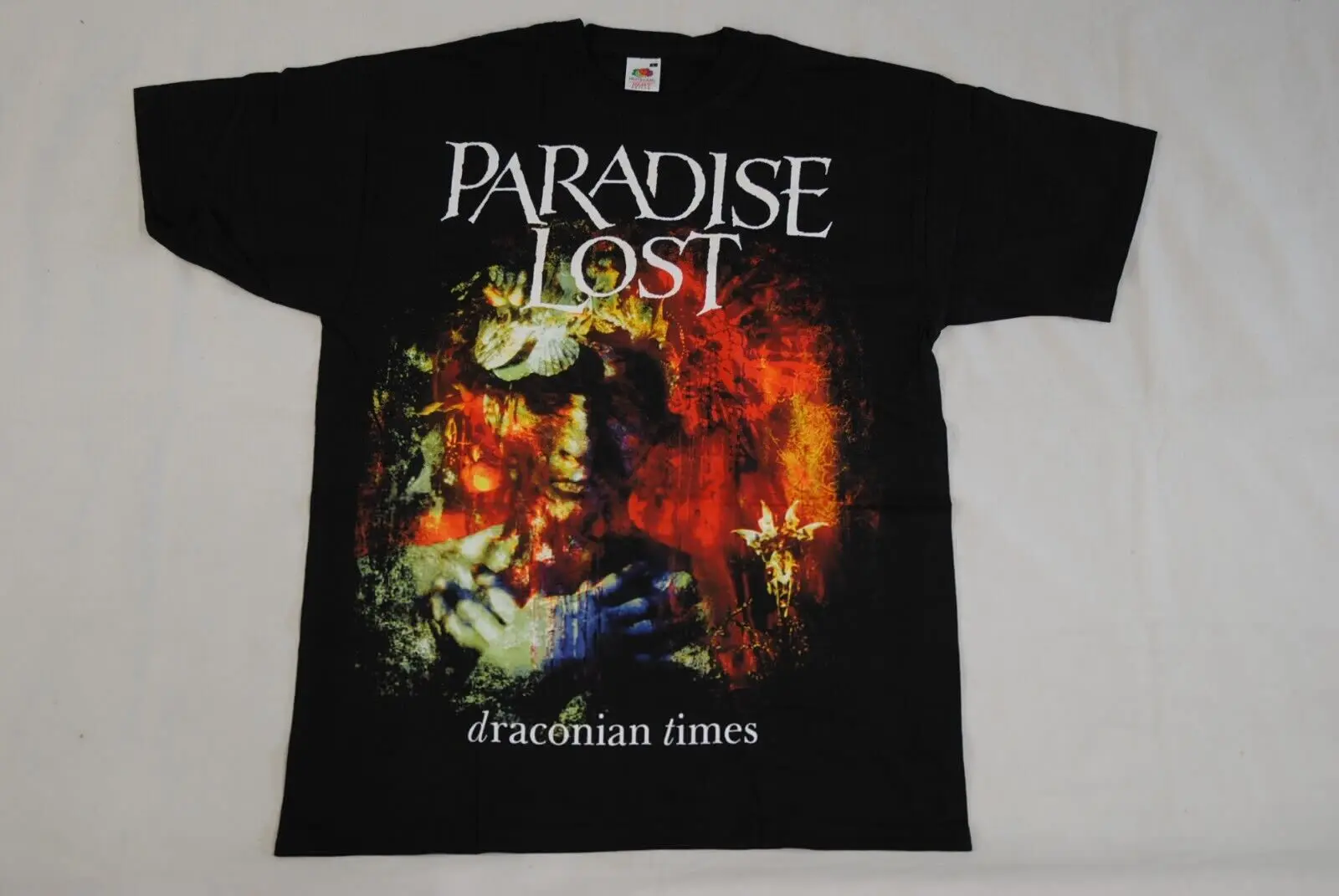 PARADISE LOST FACES DRACONIAN TIMES TOUR 2011 T SHIRT NEW OFFICIAL RARE